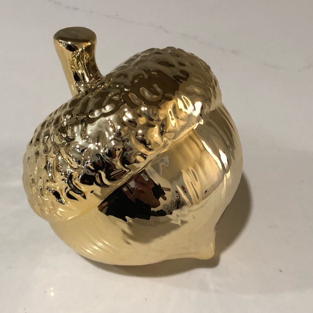 Gold Acorn Decorative Piece